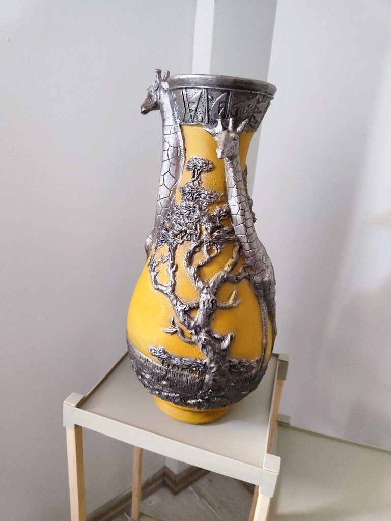 ZÜRAFA DETAYLI VAZO 43*12 cm - 3