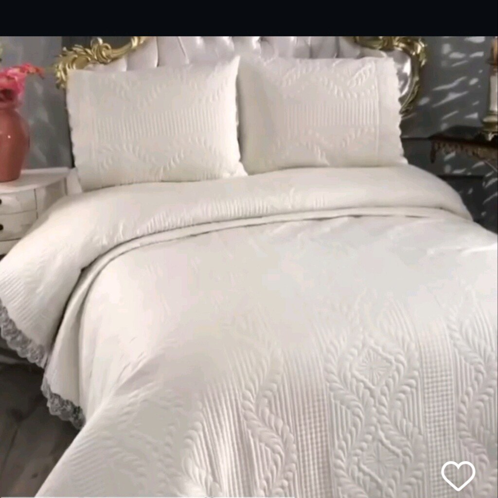 Yatak örtüsü sütlü kahve rengi - 2