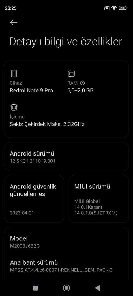 redmi note 9 Pro yd 6+2/128 - 5