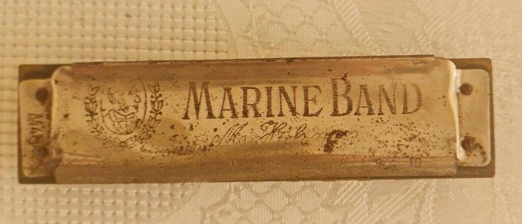 Vintage M. Hohner Marine Band Alman Mızıka