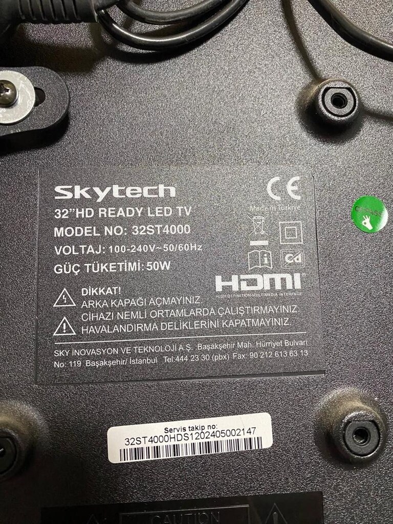 32’ Skytech HD Led Tv Kütahya Merkez - 2