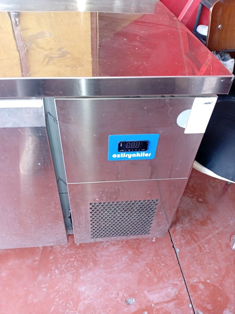 öz tiryakiler paslanmaz döner lokanta buzdolabı - 2