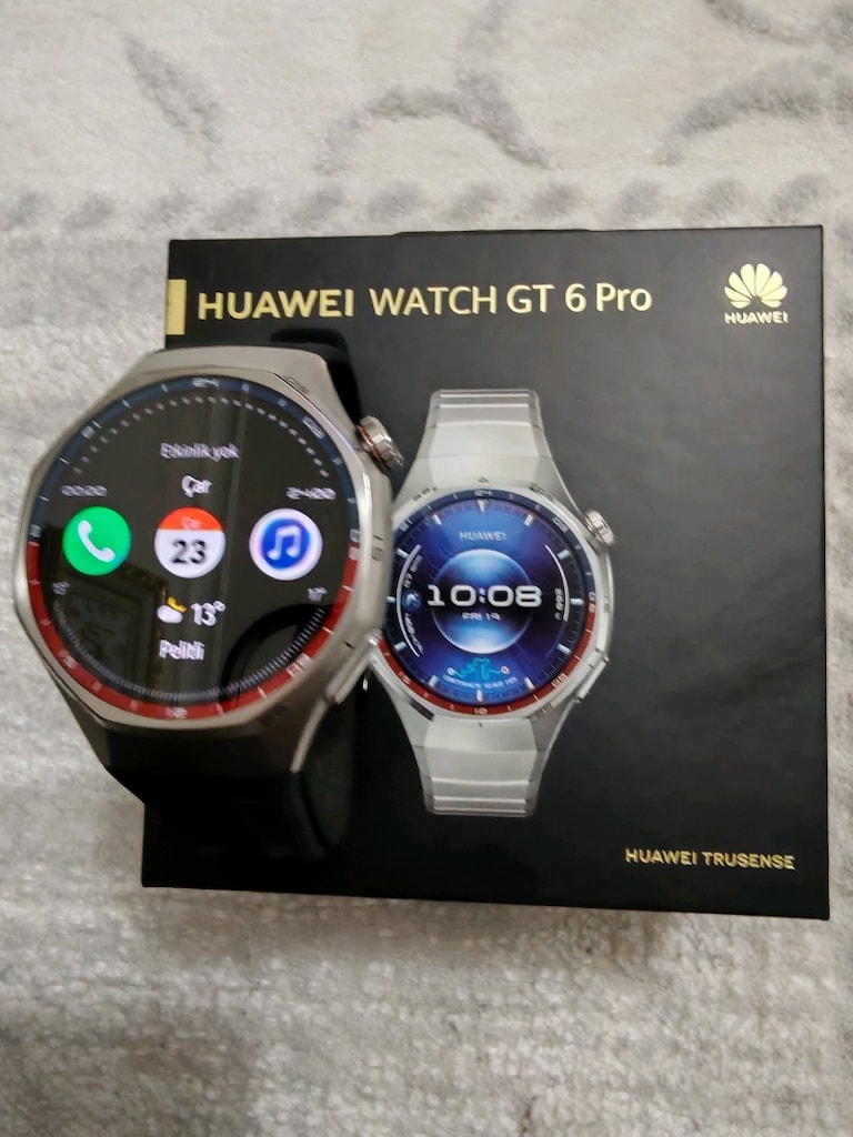 Pazarlık yok Huawei GT 6 Pro Kordonu Orijinal olmayan i Siyah Silikon - 5
