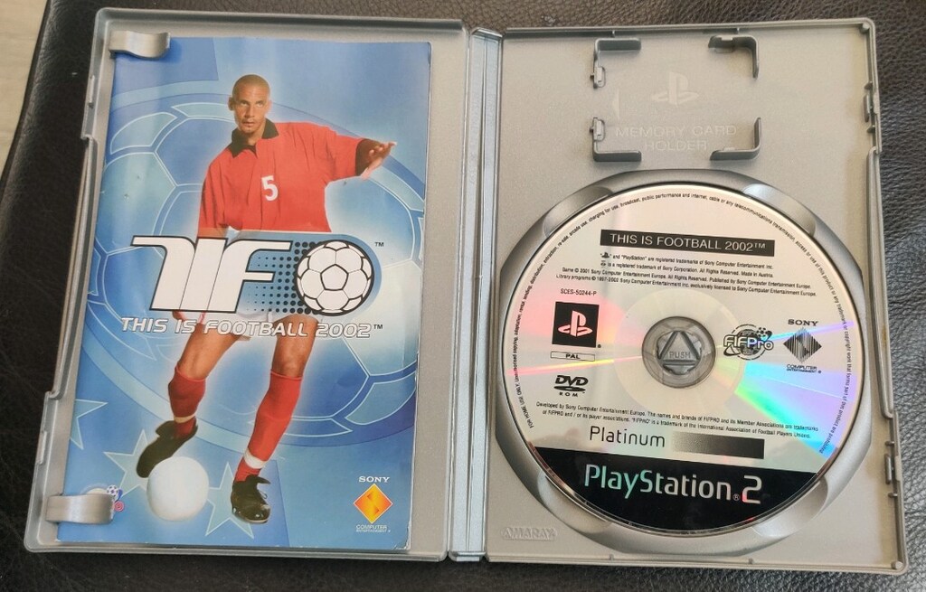 (Sony PlayStation 2, 2002). This is Football 2002 -- Platinum Edition. - 2