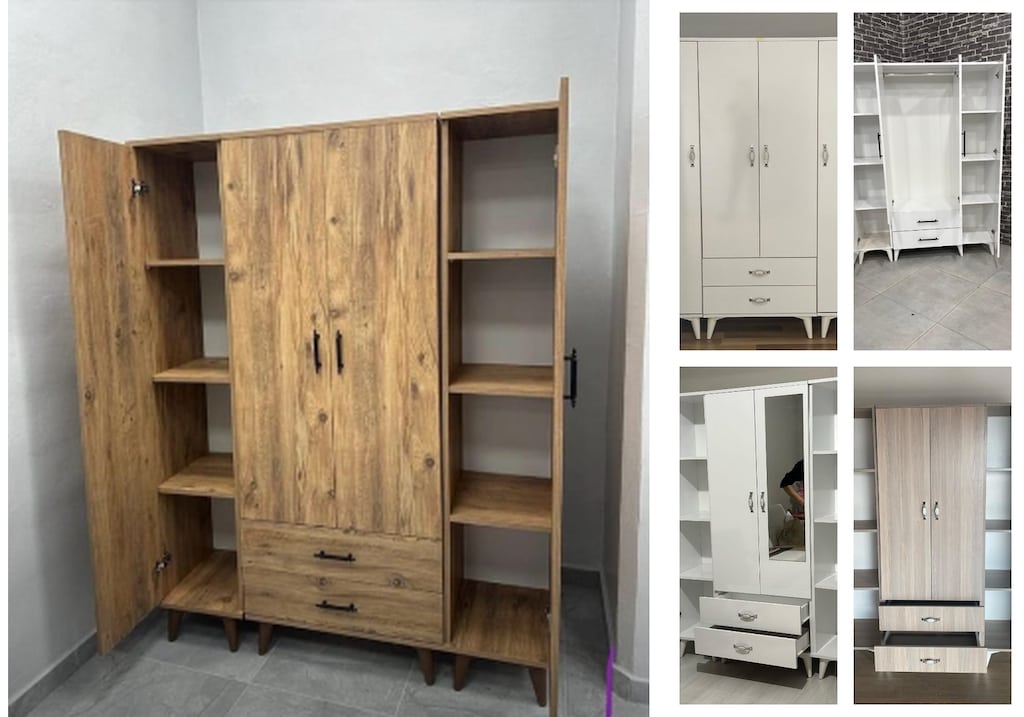 4 kapaklı elbise dolabı imvduyyjch - 5