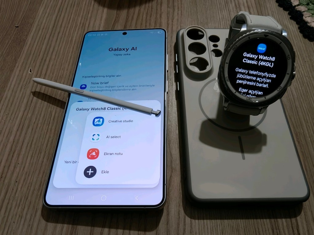 Samsung S26 Ultra 5G 12/256 GB + Samsung Watch 8 klasik Mükemmel Set - 3
