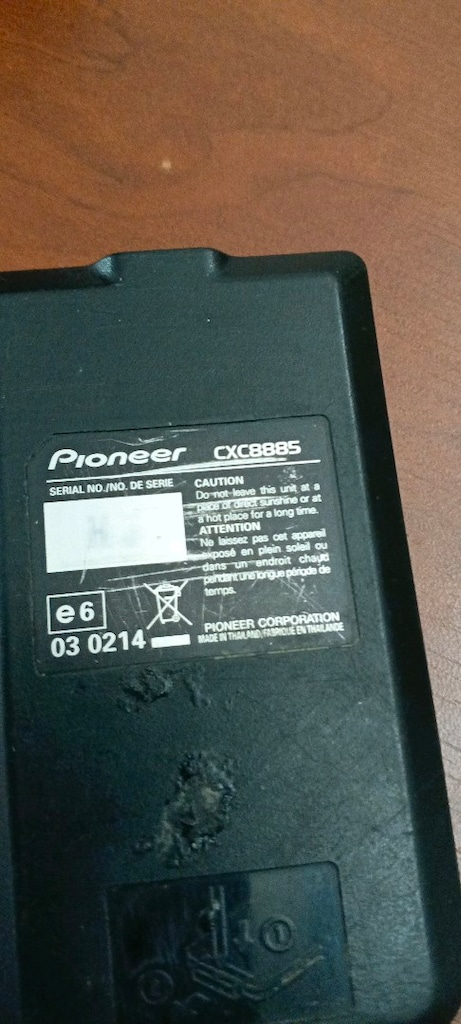 Pioneer kumanda - 2