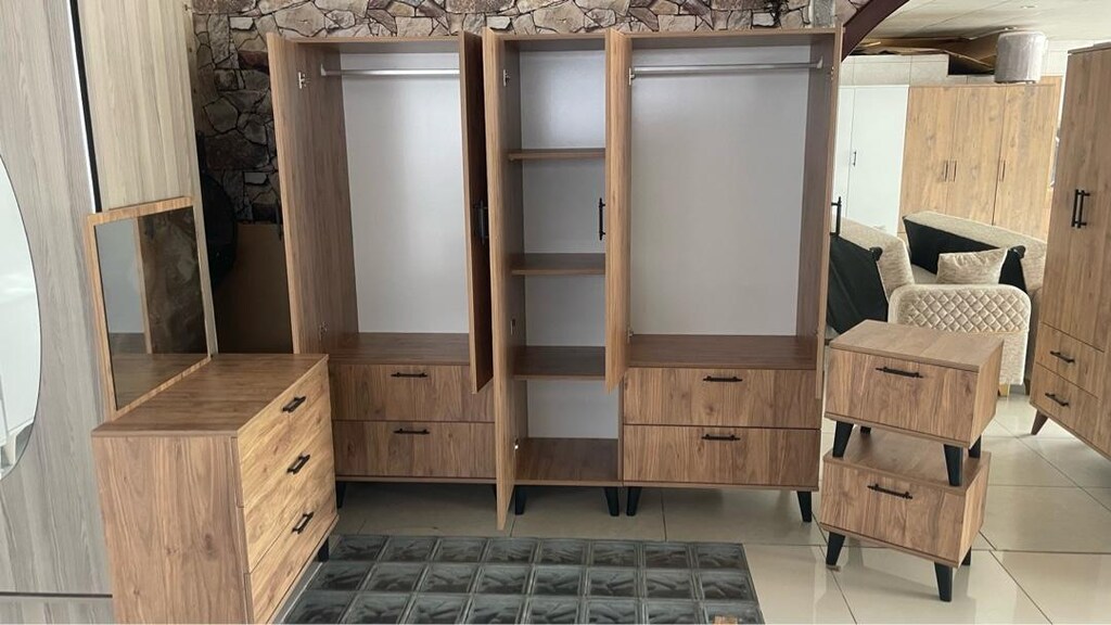 5 kapaklı elbise dolabı takımı - 2