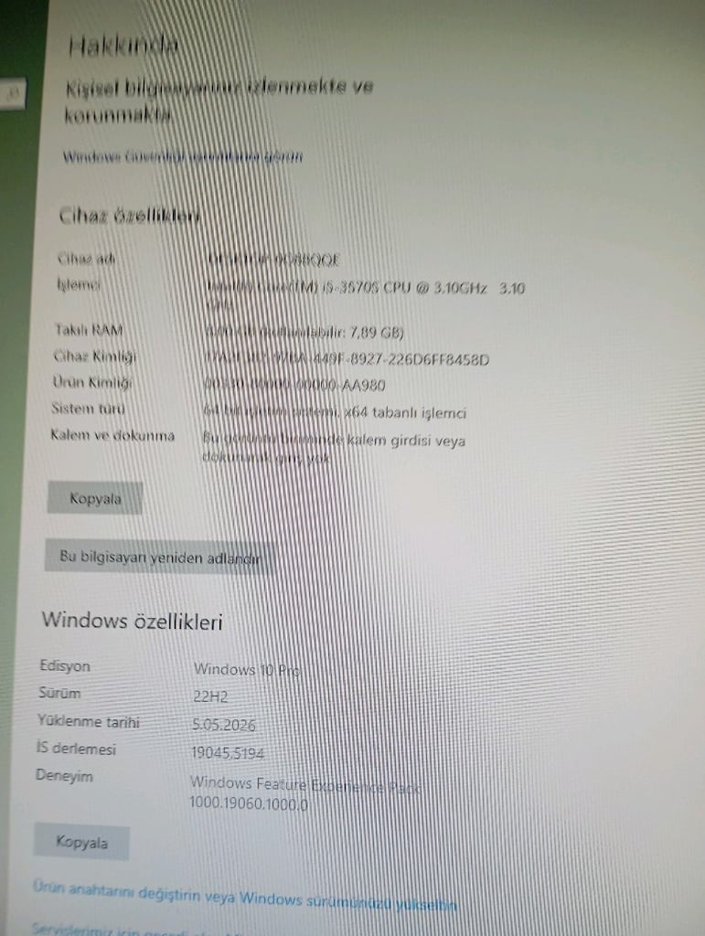 Oyun Bilgisayarı i5 / 4GB Ekran Kartı / SSD / 8GB RAM / Sıfır Kasa - 2