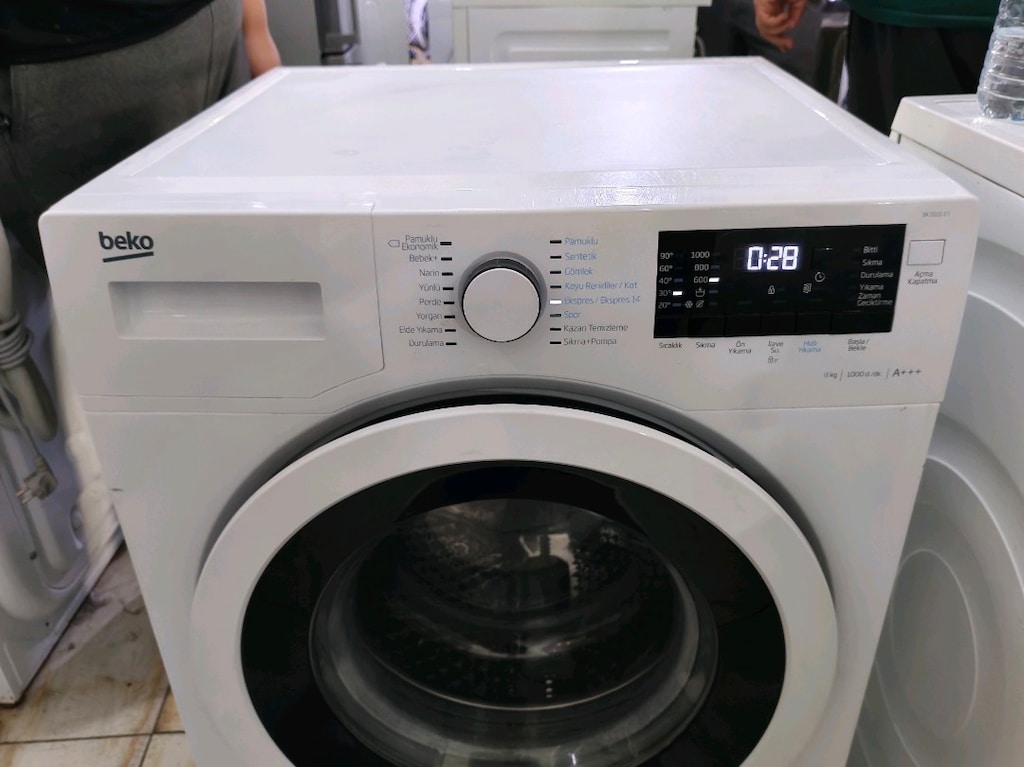 Beko 8 kg A+++ enerji 1000 devir çok temiz çamaşır makinesi - 8