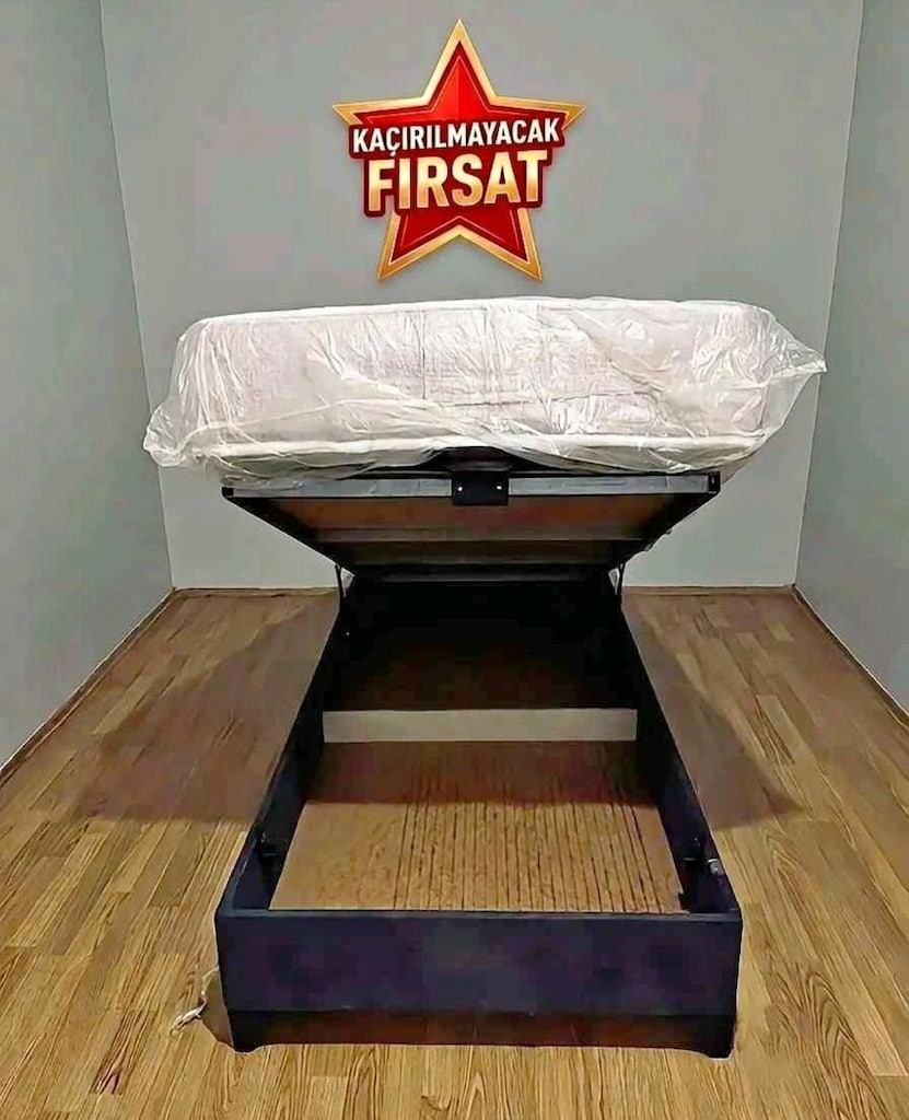 SIFIR SET UYGUN FİYAT 90/190 TEK KİŞİLİK YATAK BAZA BAŞLIK - 3