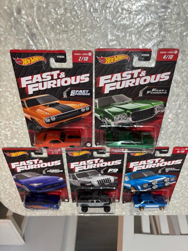 Hot Wheels Fast Furious 2022 Yurtdışı Uzun Kart 5 Araç - 4