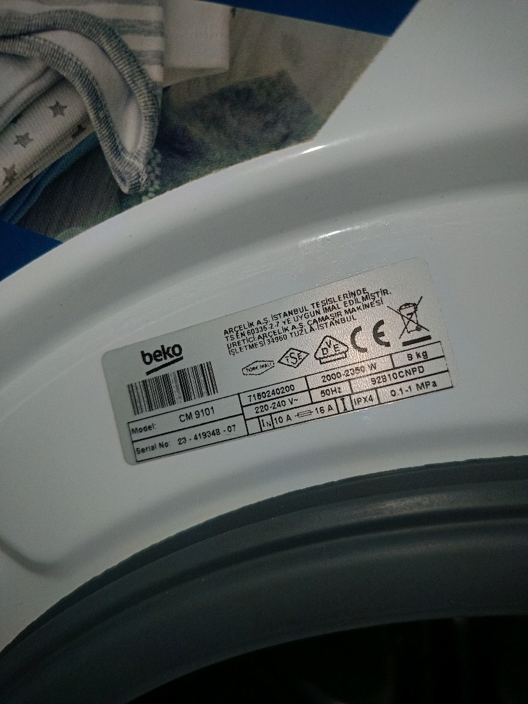 2 yıllık CM9109 9 kg 1000 devir tarih 2023 model - 4
