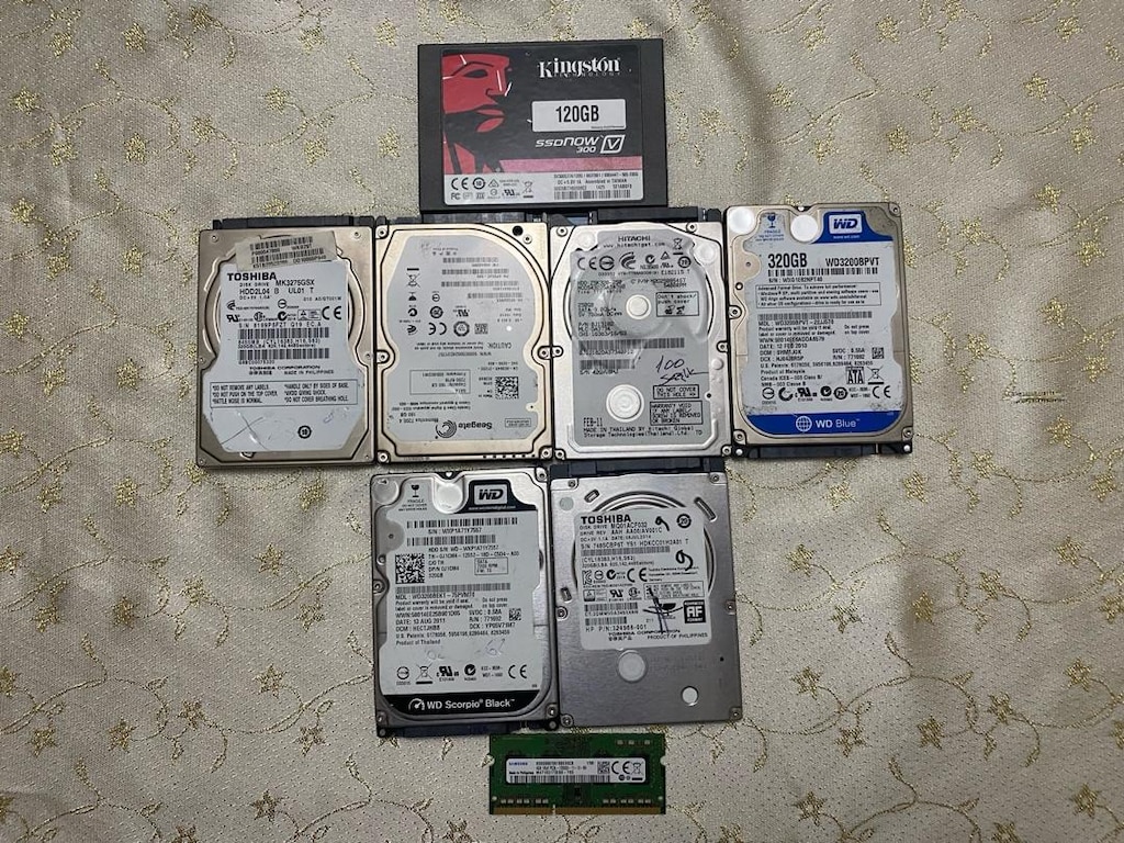 128 GB SSD/ 6 HDD/ 1 ADET 4 RAM