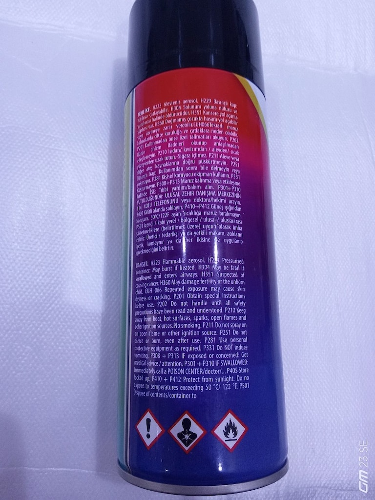 Sprey Boya - Siyah Renk - 400 ml - Sıfır - 2