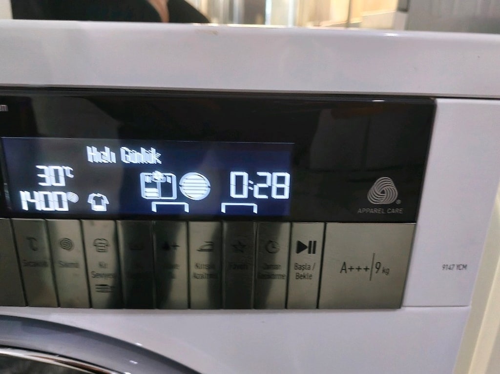 10.000 TL Etkin 10.000 TL Etkin Arçelik 9 kg piyano serisi buhar tekno - 7