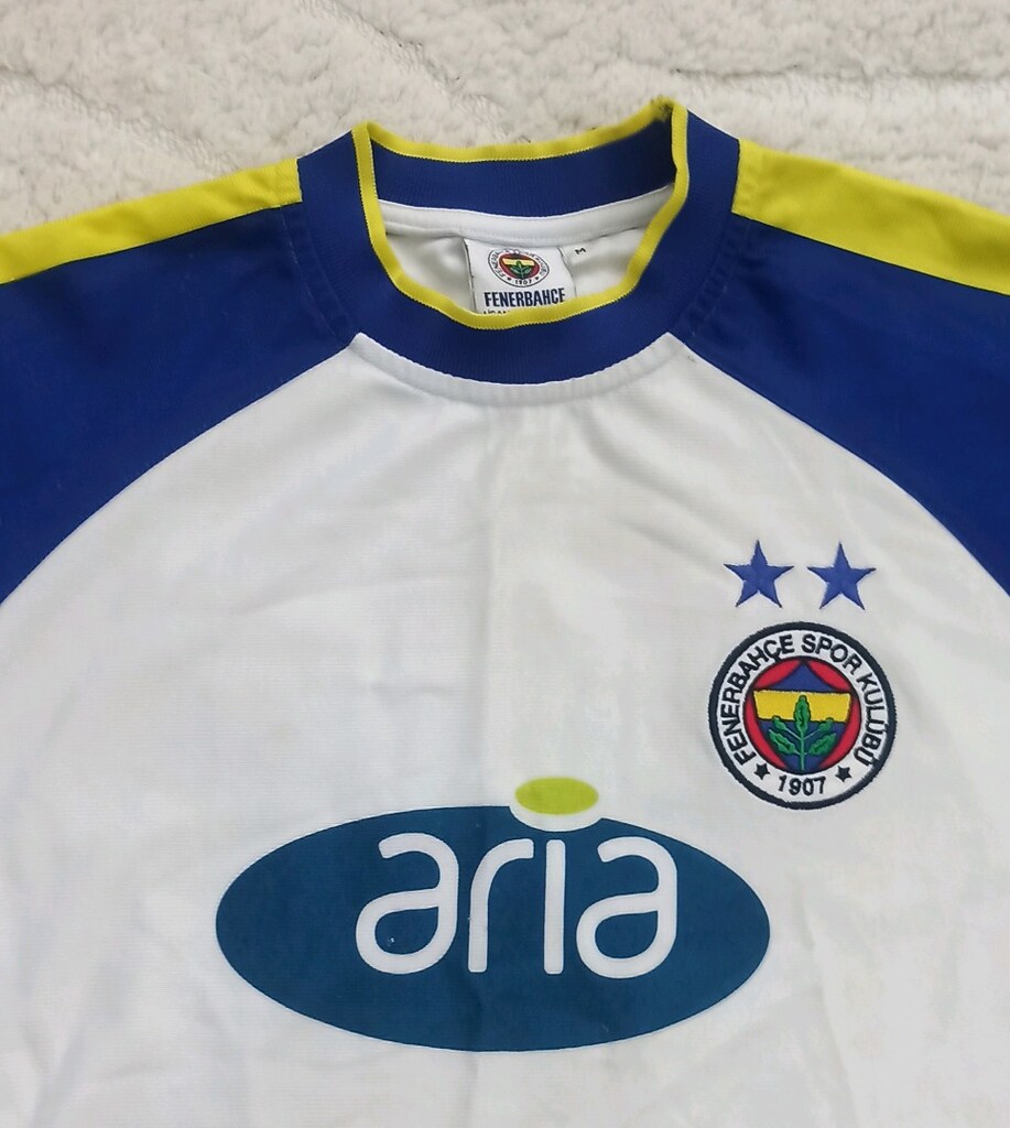 2002-2003 Ortega Orijinal Fenerbahçe Deplasman Forma Fenerium Aria - 3