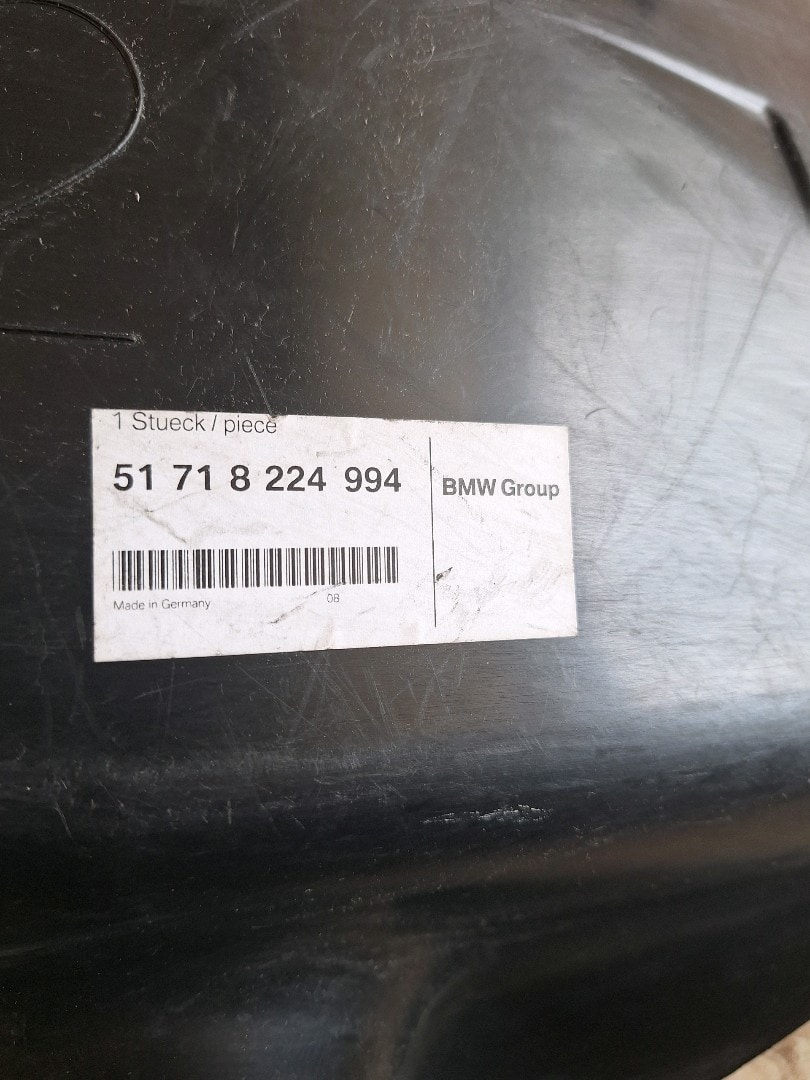 bmw e46 coupe/cabrio arka sag camurluk davlumbazi - 2