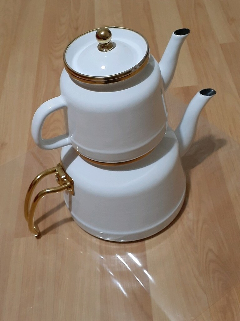 Emsan Emaye kaliteli çaydanlık 35 bardak çay - 2