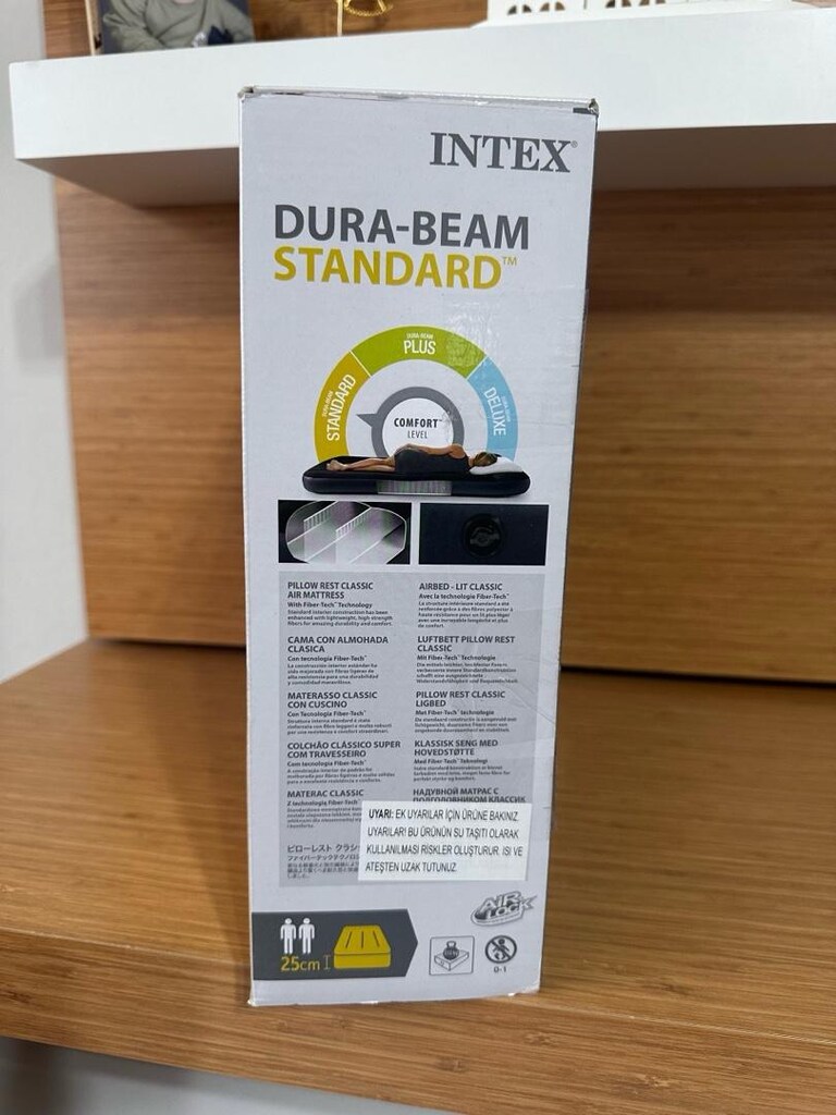 Intex Çift Kişilik Şişme Yatak Sıfırdır - 5