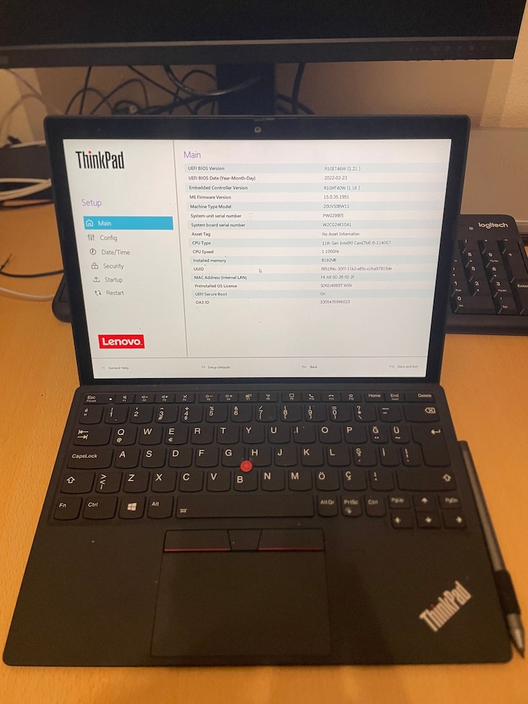 Lenovo Thinkpad X12 Detachable Tablet