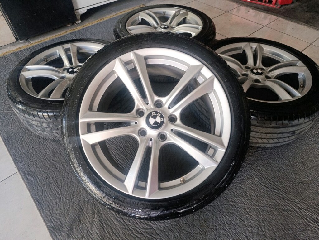 18 5x120 ön arka set bmw çelik jant lastik - 5