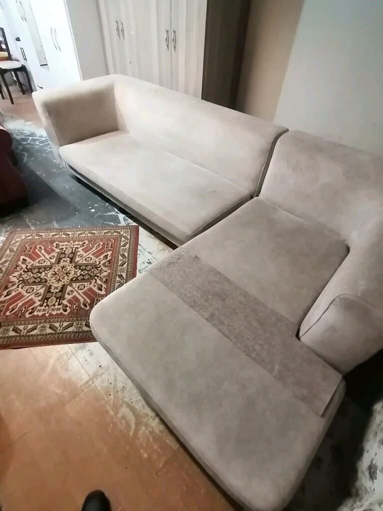 L köşe koltuk takımı silinebilir düzgün köşe takımı - 5