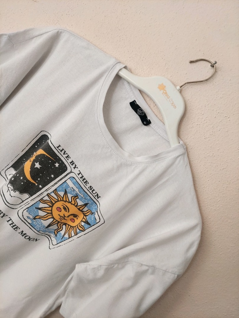 mistik/astroloji Temalı oversize Tshirt - 4
