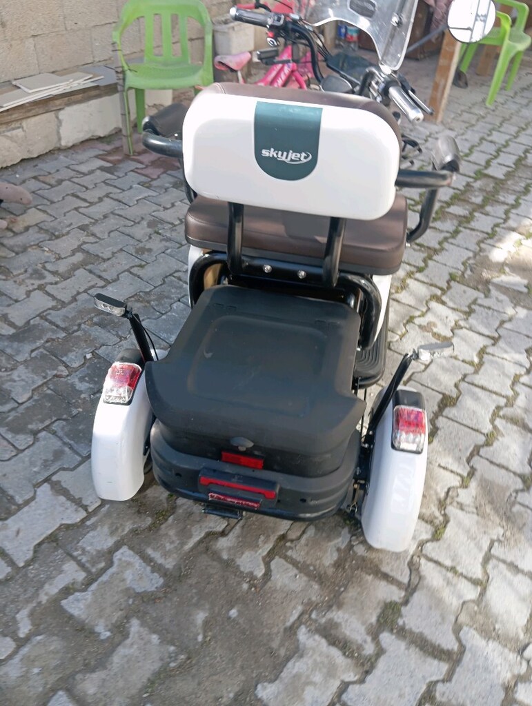 ELEKTRİKLİ 3 TEKERLEKLİ MOTOR PLAKALI RUHSATLI 10 AY GARANTİSİ VAR VAN - 3
