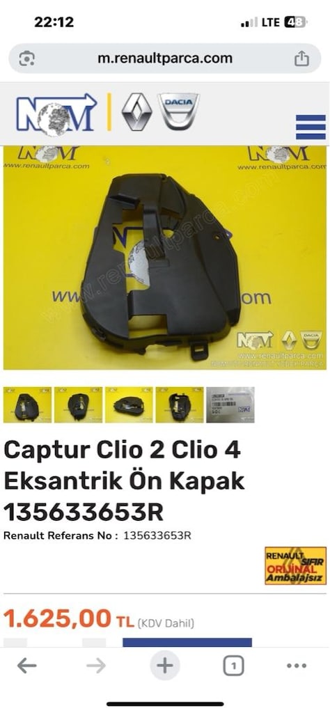 CLİO DACİA TRİGER ENSANTRİK KORUMA KAPAĞI - 5