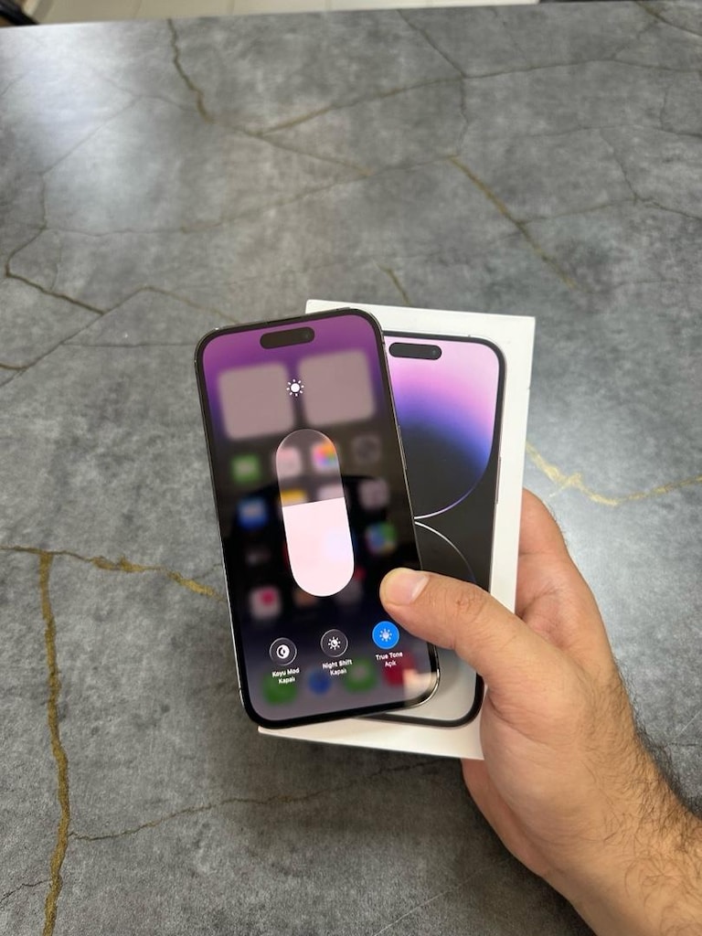 iPhone 14 Pro yurtiçi kutulu çift sim pasaport kayıtlı 256 gb - 9