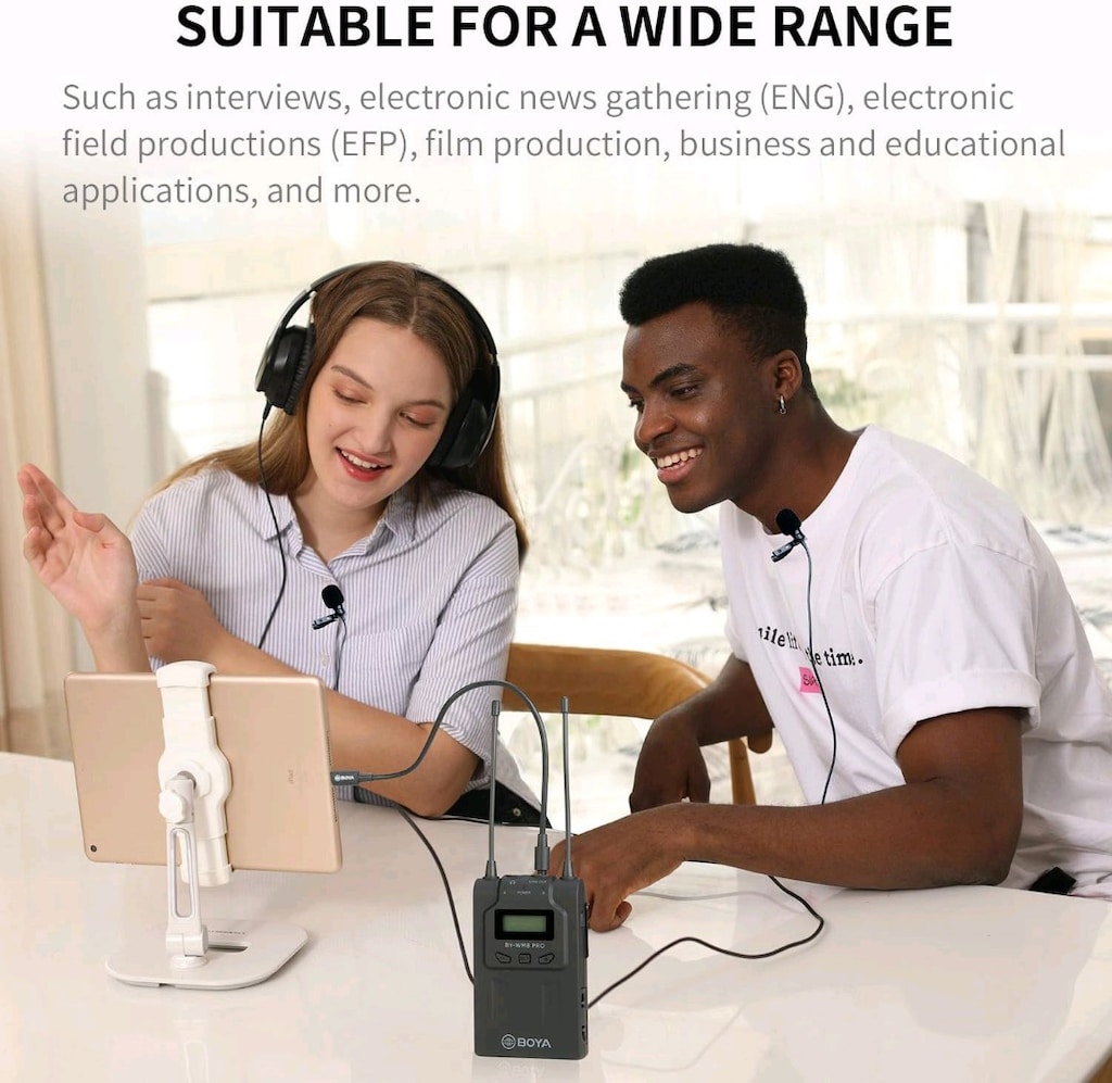 Boya Bm8 Pro K 2. Kablosuz İkili Yaka Mikrofon Seti (Temiz Kullanıldı) - 7