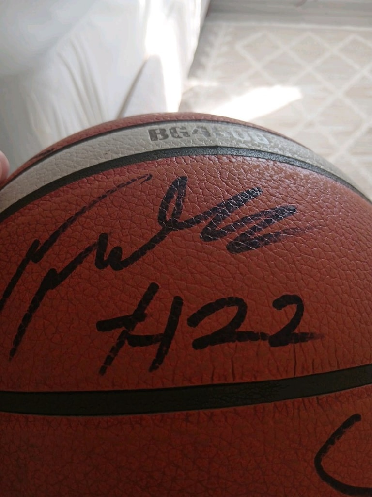 imzalı basketbol topu - 2