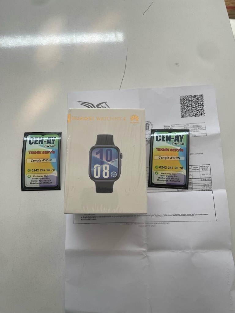 HUAWEİ WATCH FİT 4 KAPALI KUTU SİYAH RENK - 2