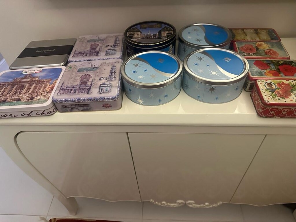 Saklama teneke kutular sondaki 4 kutu vintege tek tek de satılır - 4