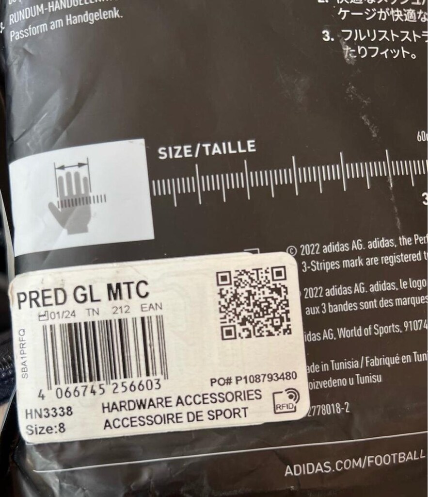 Adidas Pred Gl Mtc 8 no kaleci eldiveni - 2