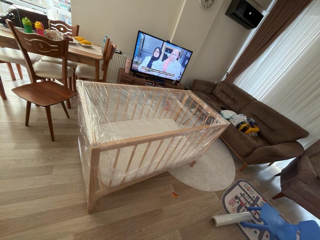 ahşap bebek beşiği - 12