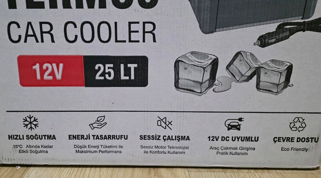 Kale Termos 25 LT 12V Araç İçi Soğutucu Termos. Sıfır. - 16