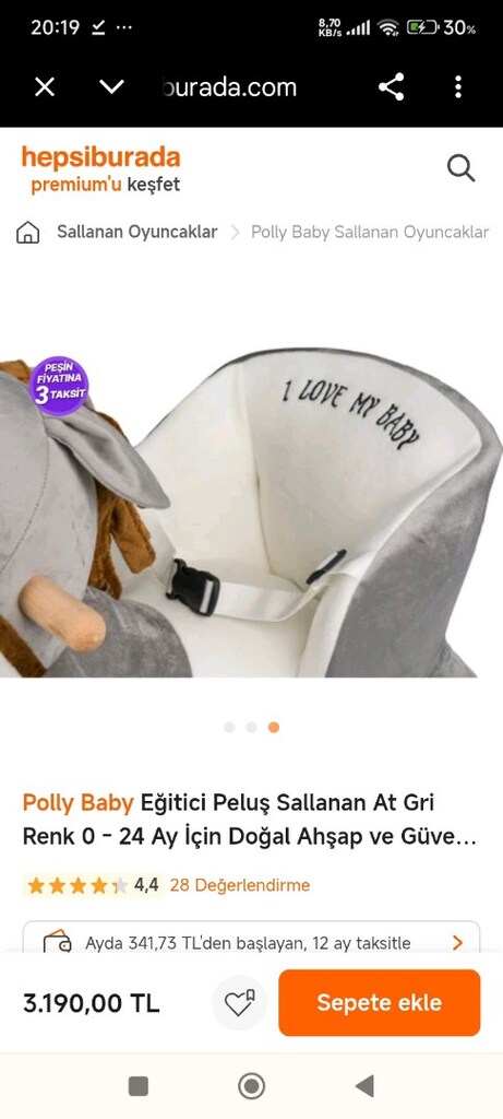 Polly Bayb Eğitici Sallanan At - 3
