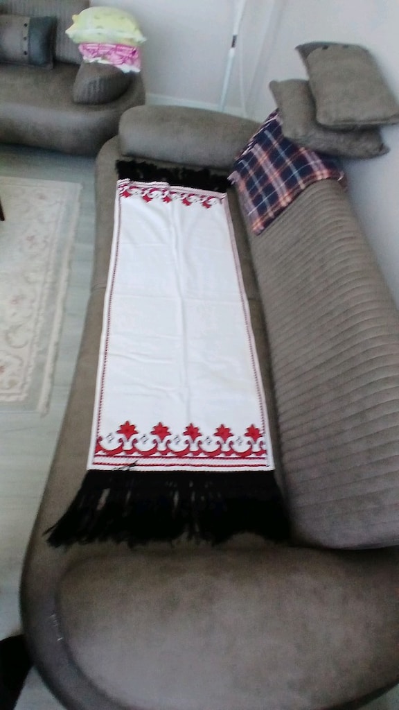 Sıfır buzdolabı örtüsü el emeği işleme. - 8