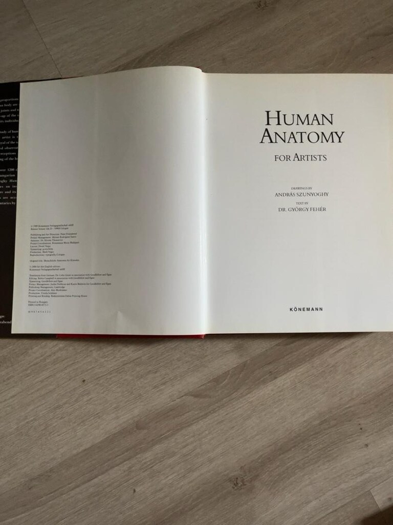 Human Anatomy for Artists - András Szunyoghy - Ciltli Büyük Boy - - 2