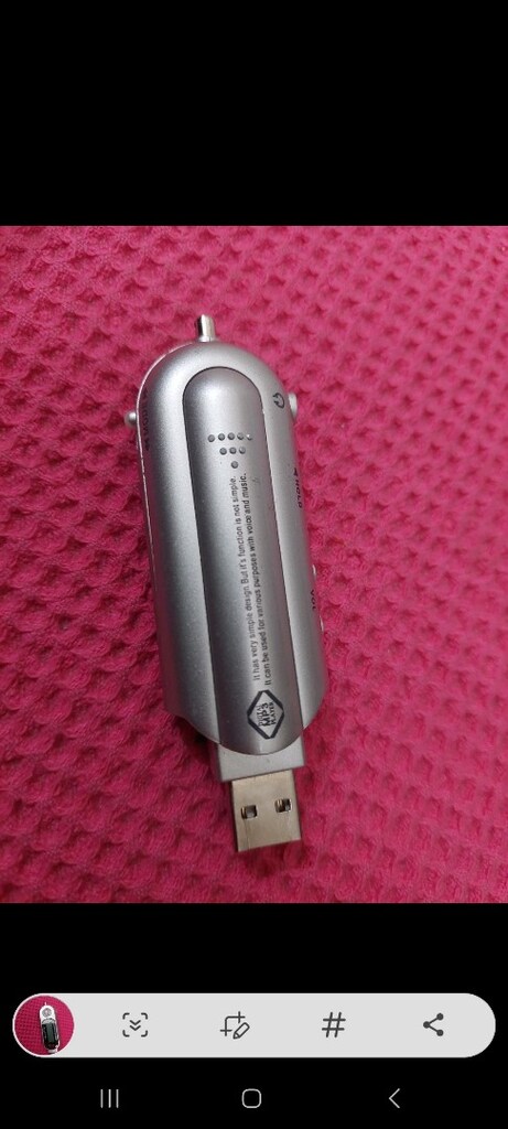 Sony mp3 müzik çalar. Nostaljiyi sevenlere. Açıklamayı okuyunuz. - 2