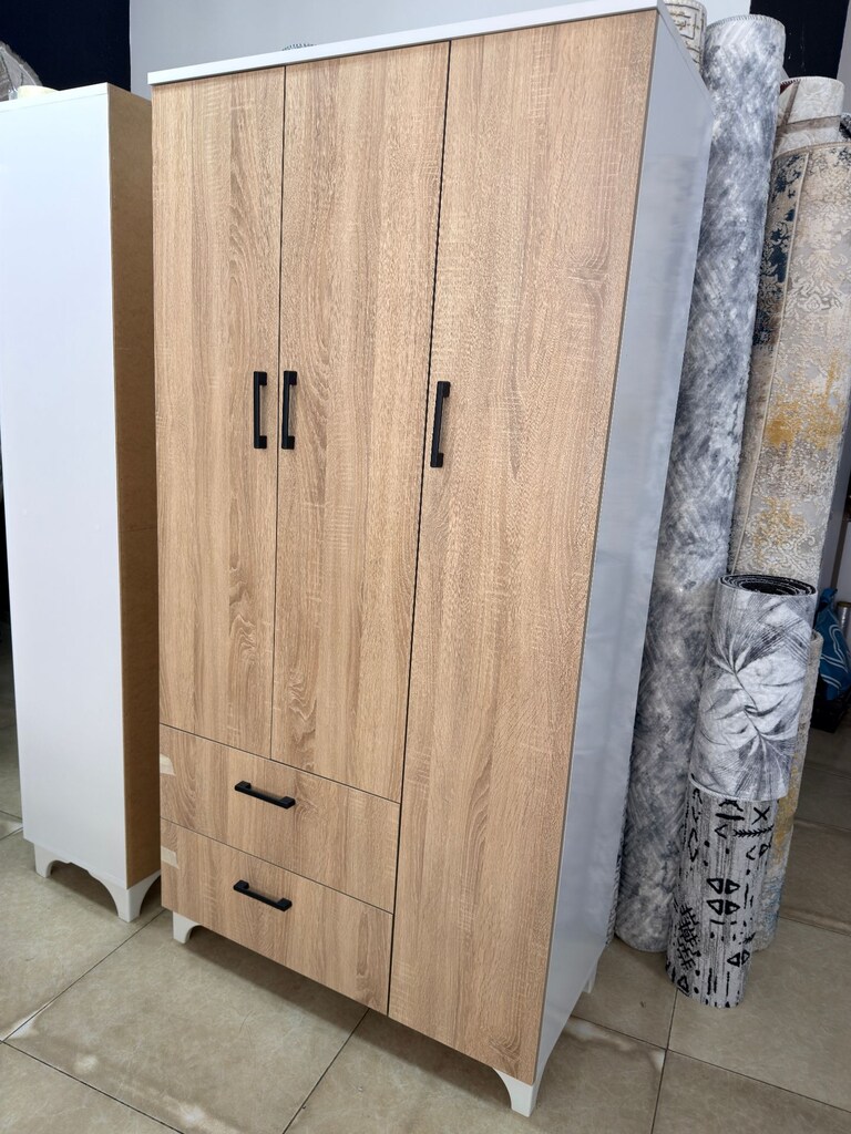İmalattan 3 Kapaklı Elbise Dolabı - 4