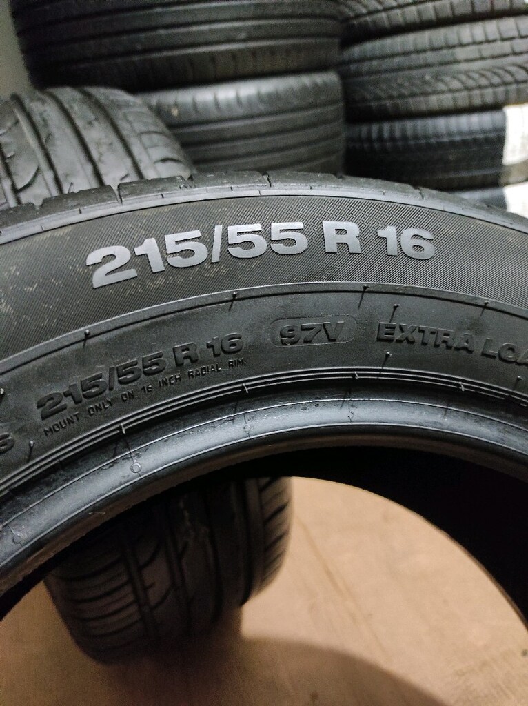 215-55-16 Continental 2 adet yazlık lastik (tarih:2014) - 5