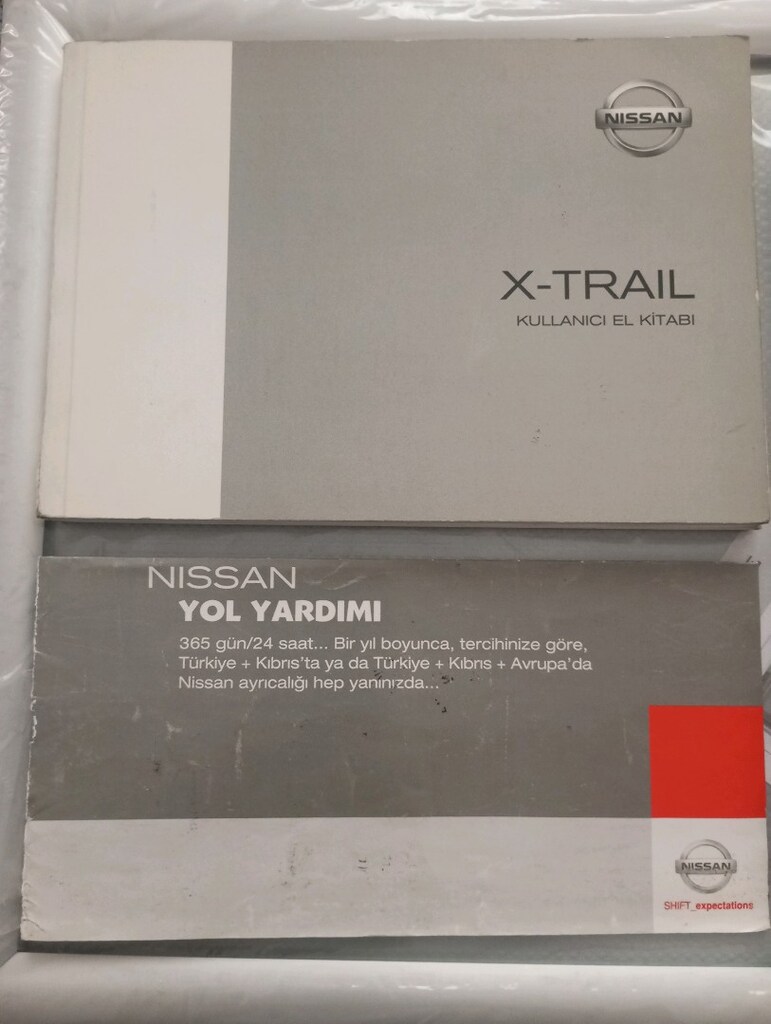 Nissan xtrail orjinal servis kitapları - 4