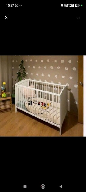 ikea anne yanı karyola 60x 120 yıkanır yatak fermuarlı