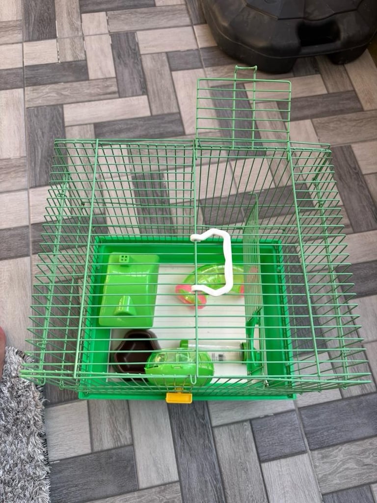 Sıfır ayarında hamster kafesi ve envanterleri - 3
