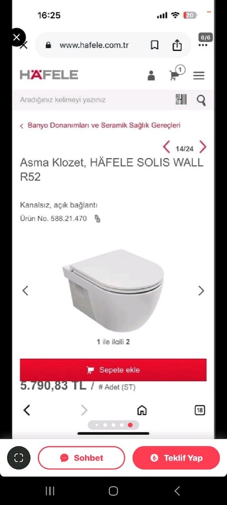 asma klozet - 2