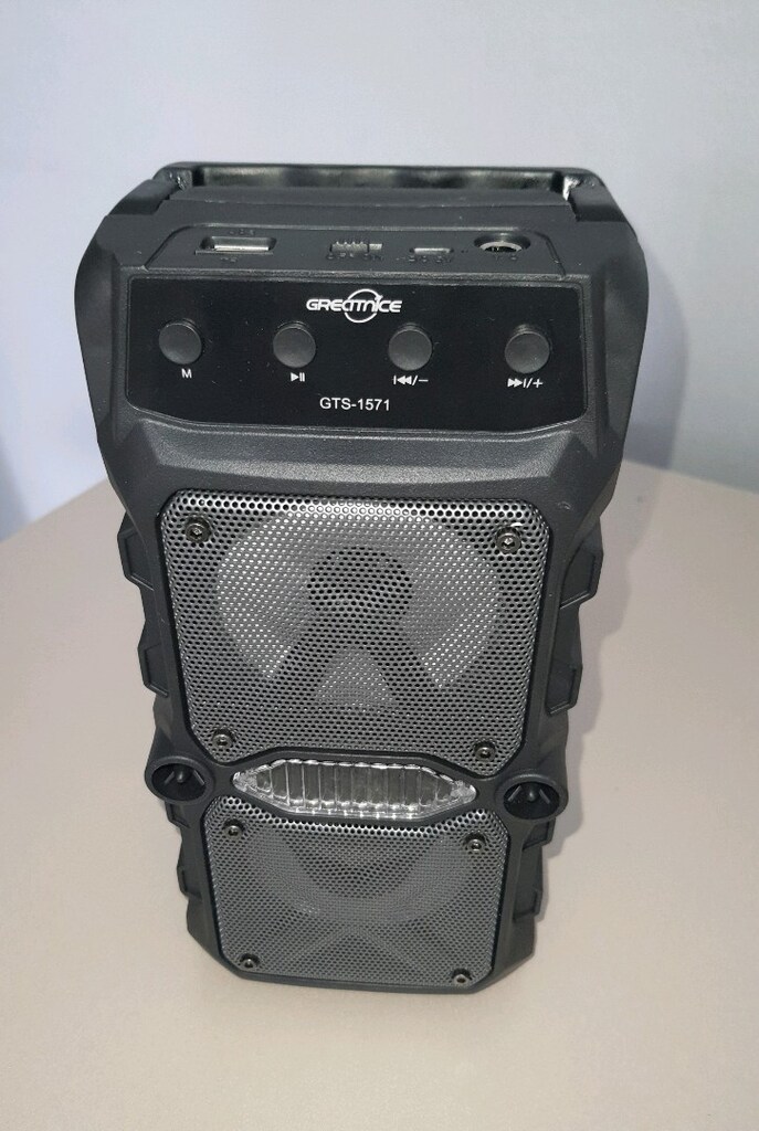 Bluetooth hoparlör mikrofonlu rgb ışıklı şarjlı ses bombası,extra bass - 3