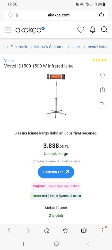 vestel ısıtıcı - 2
